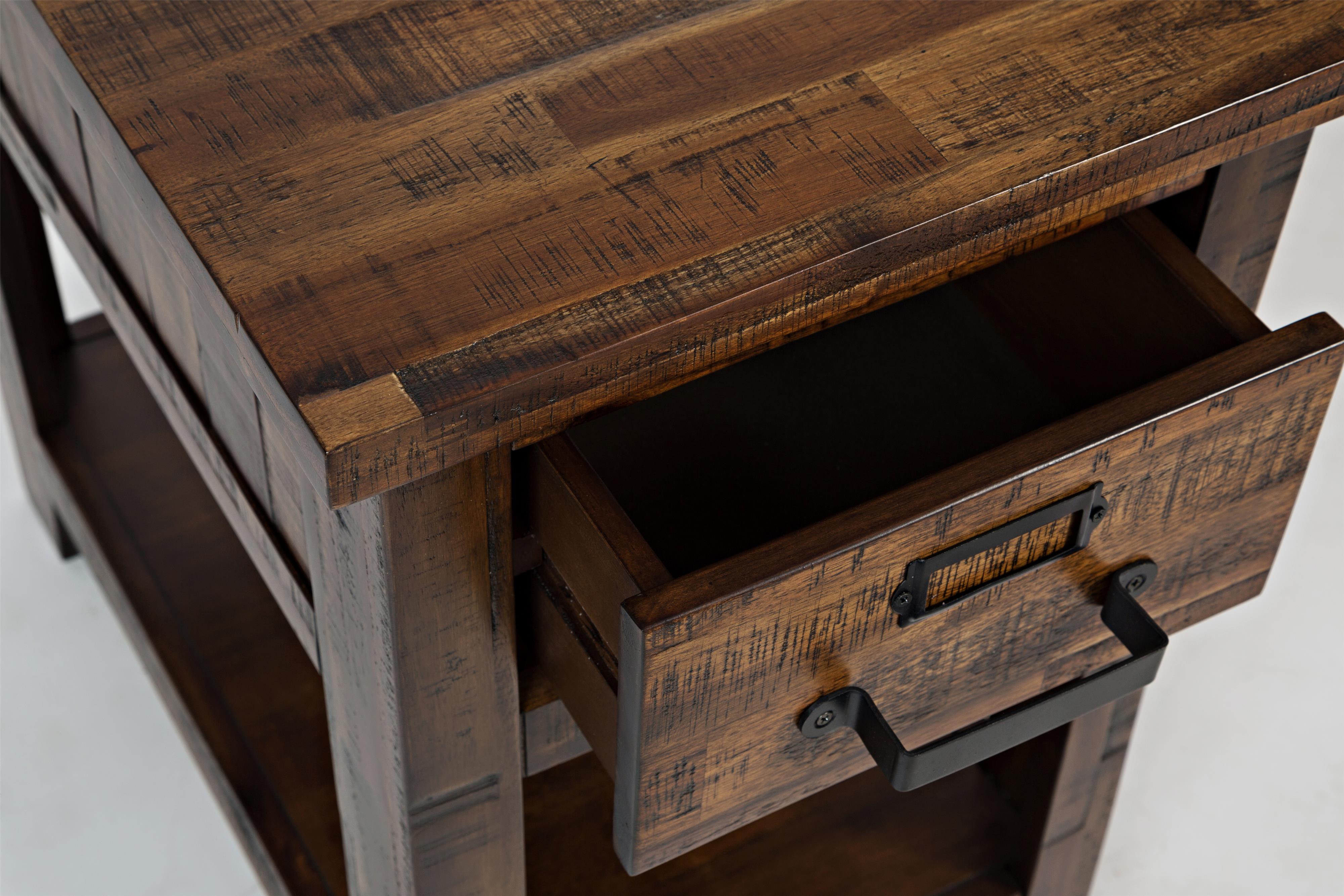 Jofran Cannon ValleyOne Drawer Chairside Table